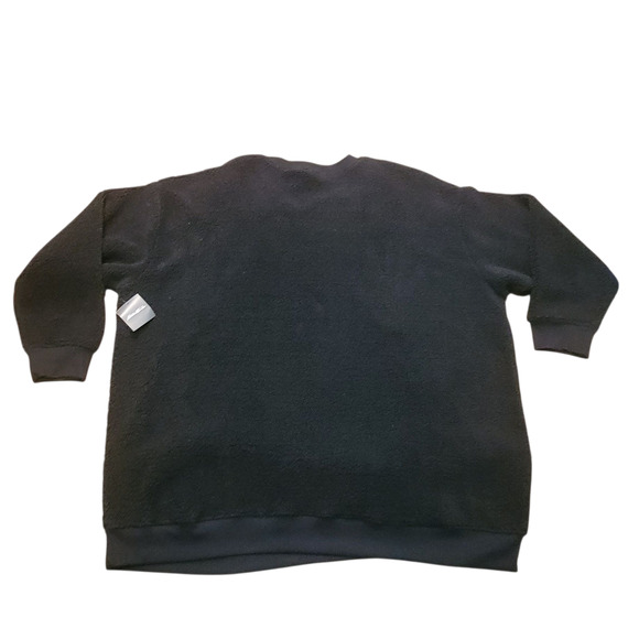 Eddie Bauer We Wander Fleece Pullover 3X Black Sherpa Sweatshirt - Picture 1 of 11